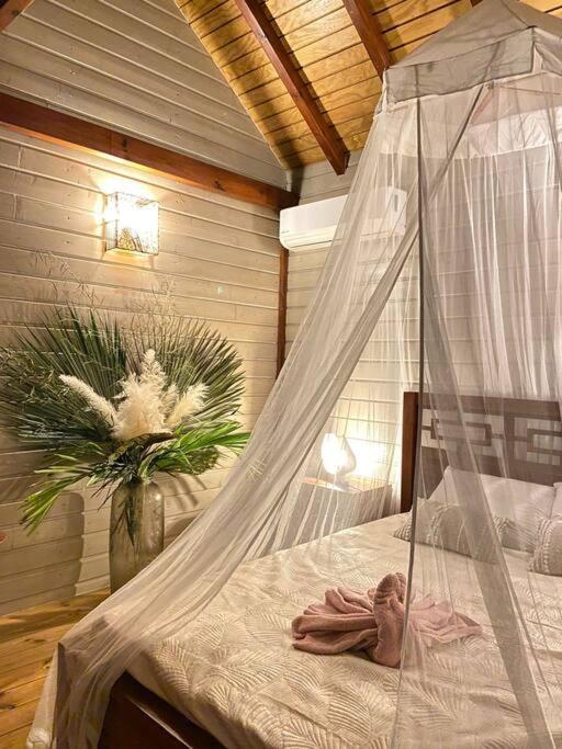 Eden Chalet, Spa Privatif เลส์อาบิมส์ ภายนอก รูปภาพ