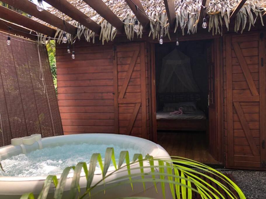 Eden Chalet, Spa Privatif เลส์อาบิมส์ ภายนอก รูปภาพ